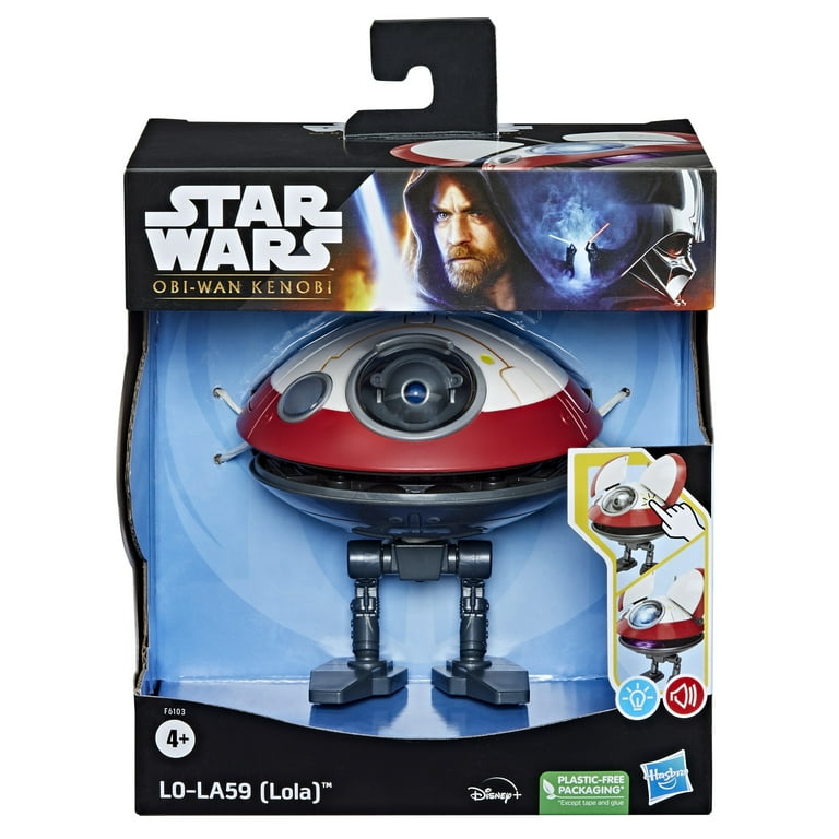 Star Wars Obi Wan Kenobi Series Inspired L0 LA59 Lola Droid Interactive Kids Toy Action Figure for Boys and Girls Ages 4 5 6 7 8 and Up