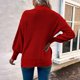 thumbnail image 5 of Puntoco suéter mujer Casual moda pulóver manga larga cuello redondo suéter tejido tops liquidación de Navidad Puntoco Puntoco-5490, 5 of 7