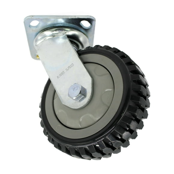 RODAJA GIRATORIA PVC GRIS 6" 220KG MILER CARGO
