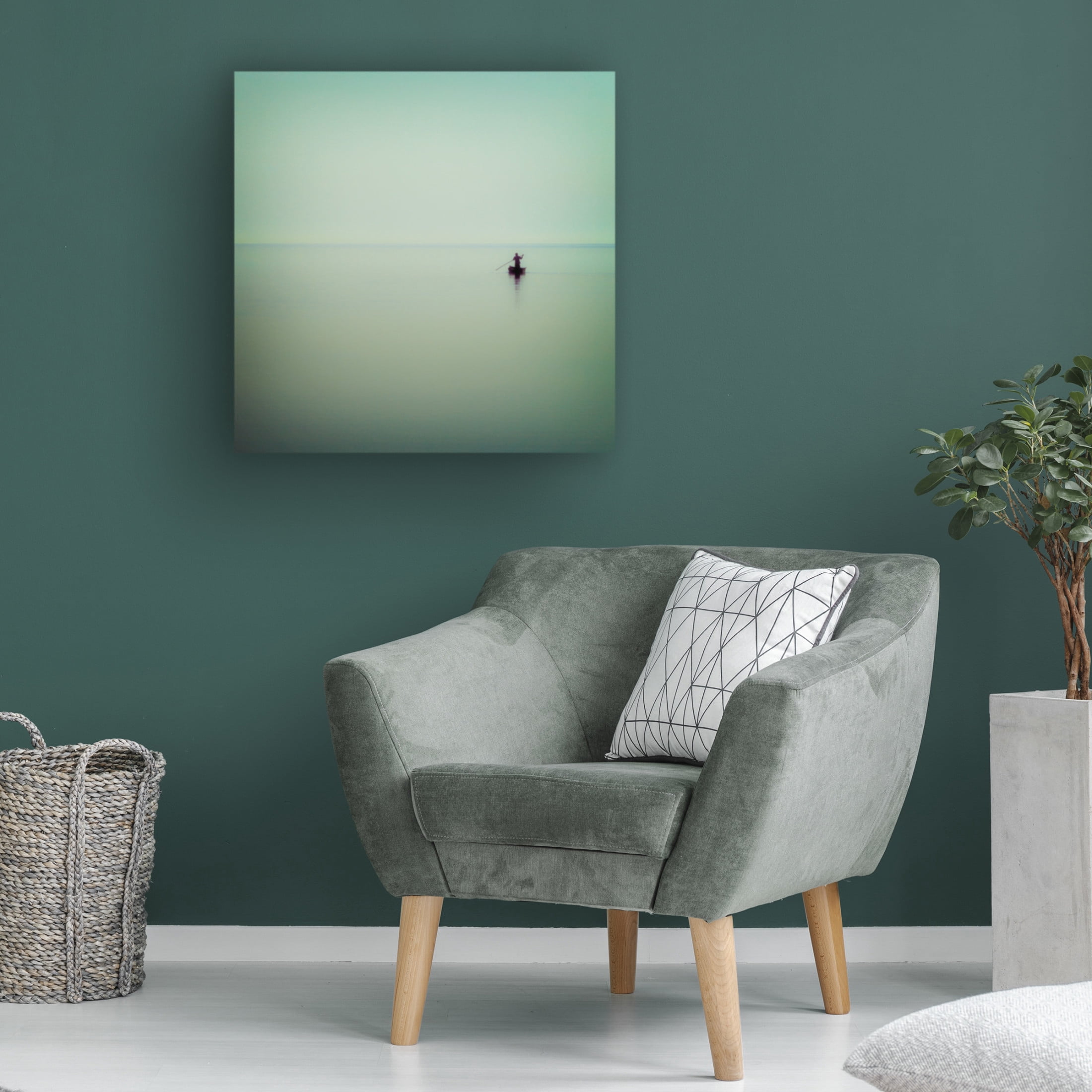 Canvas Wall Art - Ahmed Abdulazim 'Echoes Of Silence ' Wall Art for Living Room, Bedroom, or Office D?cor by Trademark Fine Art - 24 x 24 Inches