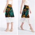 thumbnail image 4 of Thanksgiving Chic Chiffon Women's Beach Dress and Skirt Set for Sunny Days, 4 of 6