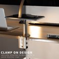 thumbnail image 4 of Universal Clamp-on Ergonomic Computer Monitor and Laptop Riser Desk Stand, 4 of 9