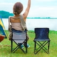 thumbnail image 5 of 600D Oxford Camping Chair Portable Foldable Chair Supports 220 lbs for Picnic, Fishing, Backpacking Magical Night Sky with Fish, 5 of 8