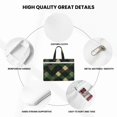 thumbnail image 6 of Handbag File Bag 15×10.6in Large Capacity Double Pocket Designed For Work Travel Travel Shopping Springgreen Buffalo Plaid Check Tartan Scotland_3, 6 of 8