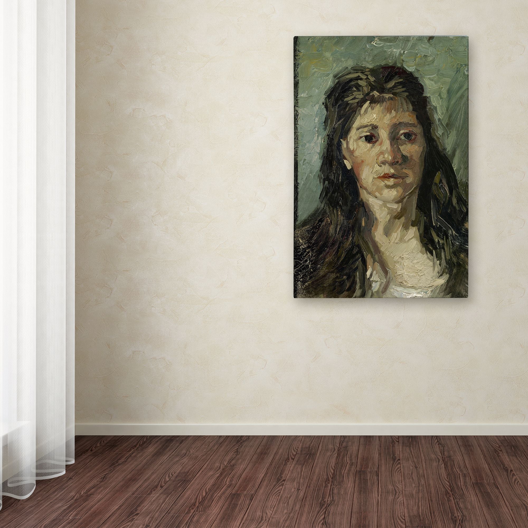 Trademark Fine Art People Canvas Art ' Head Of A Prostitute ' by Van Gogh