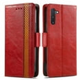 thumbnail image 3 of Case for Samsung Galaxy Note 10 Cover Leather Wallet Folio Case Book Design Flip Magnetic Closure - Red, 3 of 5
