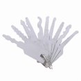 thumbnail image 3 of 10x Stainless Jiggler Keys Dual Sided Car Unlocking Lock Opening Repair Kits Hfmqv, 3 of 5