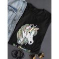 thumbnail image 3 of Be Unique Unicorn Design  Shaped T-Shirt Women -Image by Shutterstock, Female XX-Large, 3 of 4