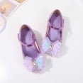 thumbnail image 5 of Quealent Girls Toddler/Little Kid Jada Dress Mary Jane Pumps Bow Low Heels Party Wedding Princess Shoes Purple for Size 13.5, 5 of 7