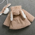 thumbnail image 5 of Hicidod Kids Fleece Jacket Girls Soft Solid Color Winter Warm Coats Cute Ears Hooded Zipper Faux Fur Thicken Cute Outerwear, 5 of 6