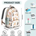 thumbnail image 5 of Dog Love Rainbow Backpack for School,Cute School Bag,Schoolbag with Adjustable Shoulder Straps & Padded Back,16.9 Inch, 5 of 5