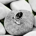 thumbnail image 3 of Natural Snow Flake Obsidian 925 Sterling Silver Ring s.7.5 Jewelry R-1083 SDR170935, 3 of 5