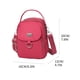 thumbnail image 1 of Bolsas Crossbody para Mujeres Bolsa de Teléfono Móvil Multicompartimento a Prueba de Agua, Bolsa de Hombro de Mensajero de Tela Casual de 16x12x20cm con Correa Ajustable Bolsa de Mensajero de Agujero, 1 of 2