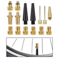 thumbnail image 3 of QualitChoice BRASS ADAPTOR PRESTA for SCHRADER BICYCLE VALVE 1 PUMP BIKE CONVERTER 24pcs set 15 pcs, 3 of 6