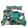 thumbnail image 1 of Football Printing Bedding Set Baseball Soccer Basketball Pattern Duvet Cover Set Home Bedroom Decor Bed Linens Bedclothes, 1 of 1
