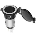 thumbnail image 4 of Miangastore 12V 120W Car Motorcycle Cigarette Power Outlet Plug Socket (Black+Silver), 4 of 8