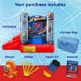 thumbnail image 4 of Marvel Spider-Man Outdoor Bounce House with Slide, Plus Heavy Duty Air Blower with GFCI for Kids Ages 3-8 Years, 4 of 7