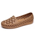thumbnail image 1 of Verano Transpirable Malla Bean Home Verano Sandalias Planas Mujer Zapatos De Trabajo De Mediana Edad Zapatos Blancos, 1 of 6