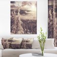 thumbnail image 1 of Dark Winter Scene At Sunset - Landscape Wall Art on Canvas, 1 of 3