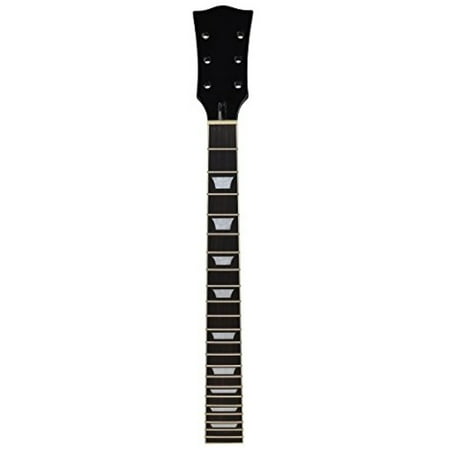 Les Paul Maple Neck - Electric Guitar Neck for Gibson Les Paul Maple Rosewood 22 Fret Black