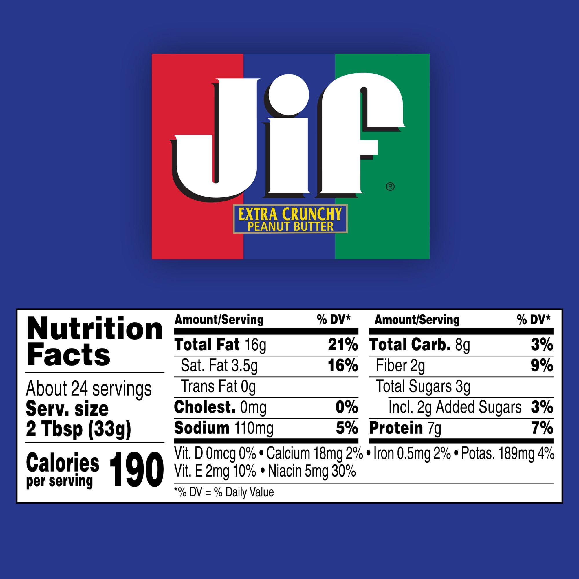 (4 pack) Jif Extra Crunchy Peanut Butter, 28-Ounce Jar