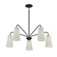 thumbnail image 4 of Edgewood 5-Light Chandelier in Matte Black, 4 of 6
