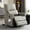 Gray, variant on Gewnee 29.13"Power Rocking Recliner Chair,360°Swivel Recliner Chair with USB & Type-C Ports,Adjustable Reclining Positions,PU Swivel Recliner for Living Room,Office,Bedroom.Brown