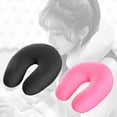 thumbnail image 2 of 2x Micro Bead Travel Pillow Memory Foam Neck Pillow Headrest for Airplane, 2 of 5