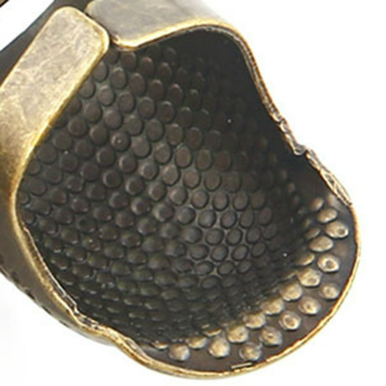 Sewing Thimble Finger Protector, Adjustable Retro Finger Metal Shield –  SearchFindOrder