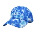 thumbnail image 1 of TIEVOSA Hommes et Femmes Décontracté Été Imprimé Ajustable Extérieur Pare-Soleil Visières Casquette de Baseball (Bleu), 1 of 3