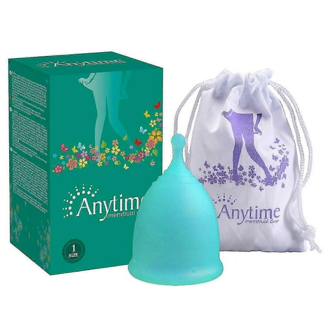 Anytime Women Silicone Anti Leakage Menstrual Period Cup S