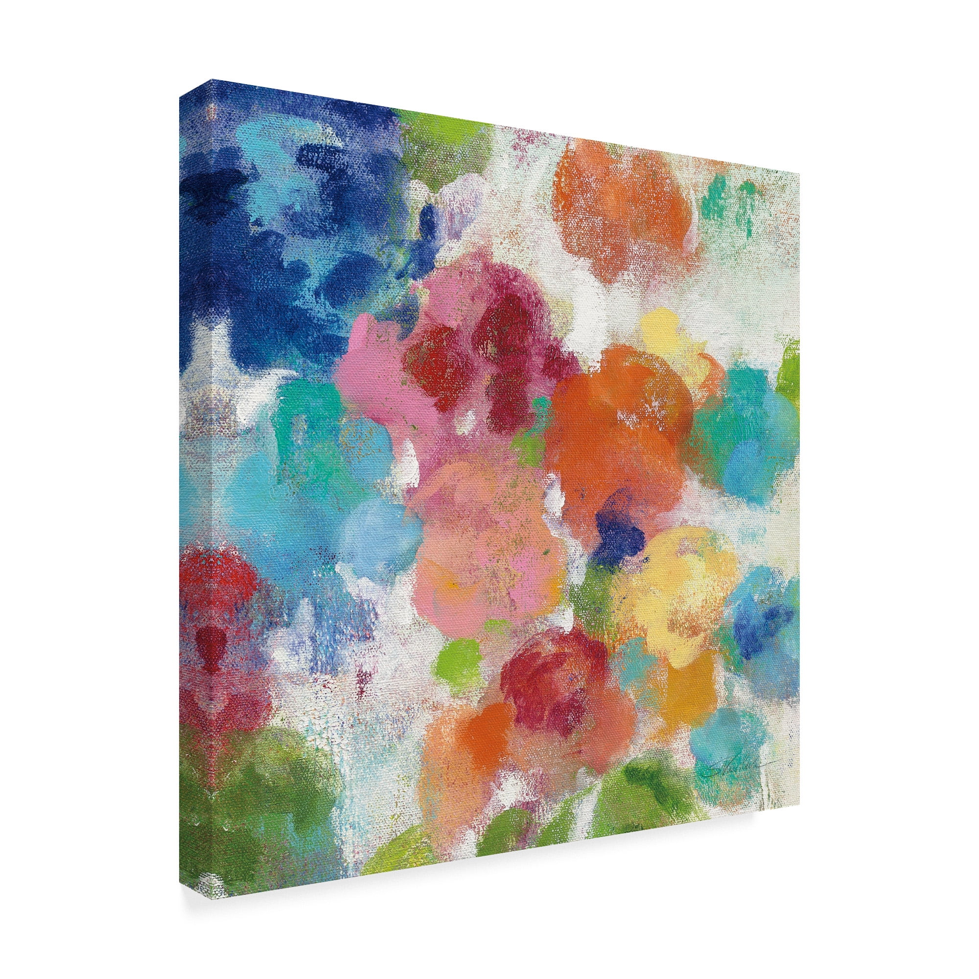 Trademark Fine Art 'Hydrangea Bouquet I Square III' Canvas Art by Silvia Vassileva