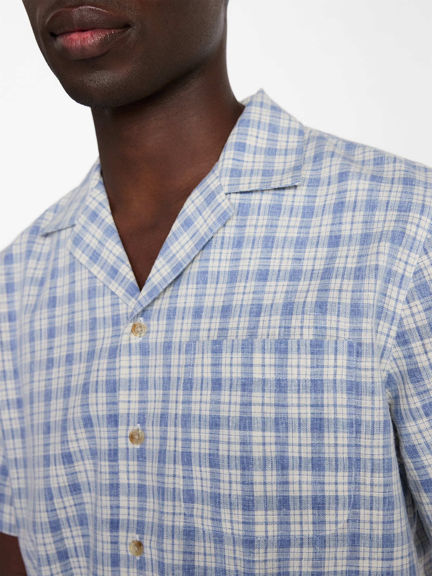 George Men's Textured Camp Shirt, Sizes S-5XL