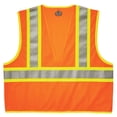 thumbnail image 3 of Ergodyne GloWear 8230Z Type R Class 2 Two-Tone Vest, Orange, L/XL, 3 of 3