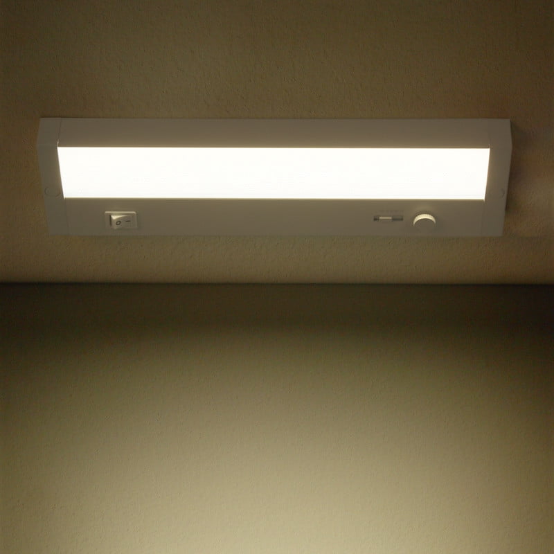 LNC 12 Inch LED Under Cabinet Light,6W,5CCT,600LM,PWM Dimmable,ETL Listed,for Kitchen,Pantry,Closet