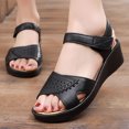 thumbnail image 2 of Utoimkio Platform Sandals for Women Summer Summer Flat Sole Women's Shoes Casual Beach Outwear Open Toe Sandals, 2 of 4
