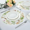 thumbnail image 6 of GZHJMY Mushroom Leaves Round Placemats Non-Slip Heat Resistant Placemat for Dining Table Kichen Party Table Diameter Decor 15.4 inch Set of 4 Table Mat, 6 of 7
