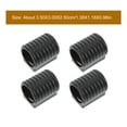 thumbnail image 2 of Soimiss 50pcs Round U Shape Chair Caps Replacement Black Plastic Furniture Levelers Pads, 2 of 8