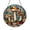Acrylic 3.5 Inch, variant on Elegant Round Glass Ornament Window Decor, Timeless Holiday Hanging Art, Cherished Seasonal Home Accent