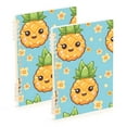 thumbnail image 2 of Cute Big Pineapple Spiral Notebooks 60 Sheets 120 Pages A5 Journal Notepad 8.3x5.7 Inch Thick Adjustable College Ruled Paper, 2 of 8