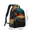 thumbnail image 2 of Uemuo Underwater Treasure Chest Printed Student Durable Water-resistant Backpack,Travel Backpack,Outdoor Activities Backpack, Laptop Backpack, Multi-compartment Backpack, 2 of 5
