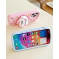 thumbnail image 3 of Kawaii 3D Cartoon Teddy Bear Phone Case with Stand for iPhone 13, Perfect for Kids, Girls, Boys, Teens, and Women, Beige Cute Girly Animal Thick Soft Silicone Phone Cover, 3 of 6