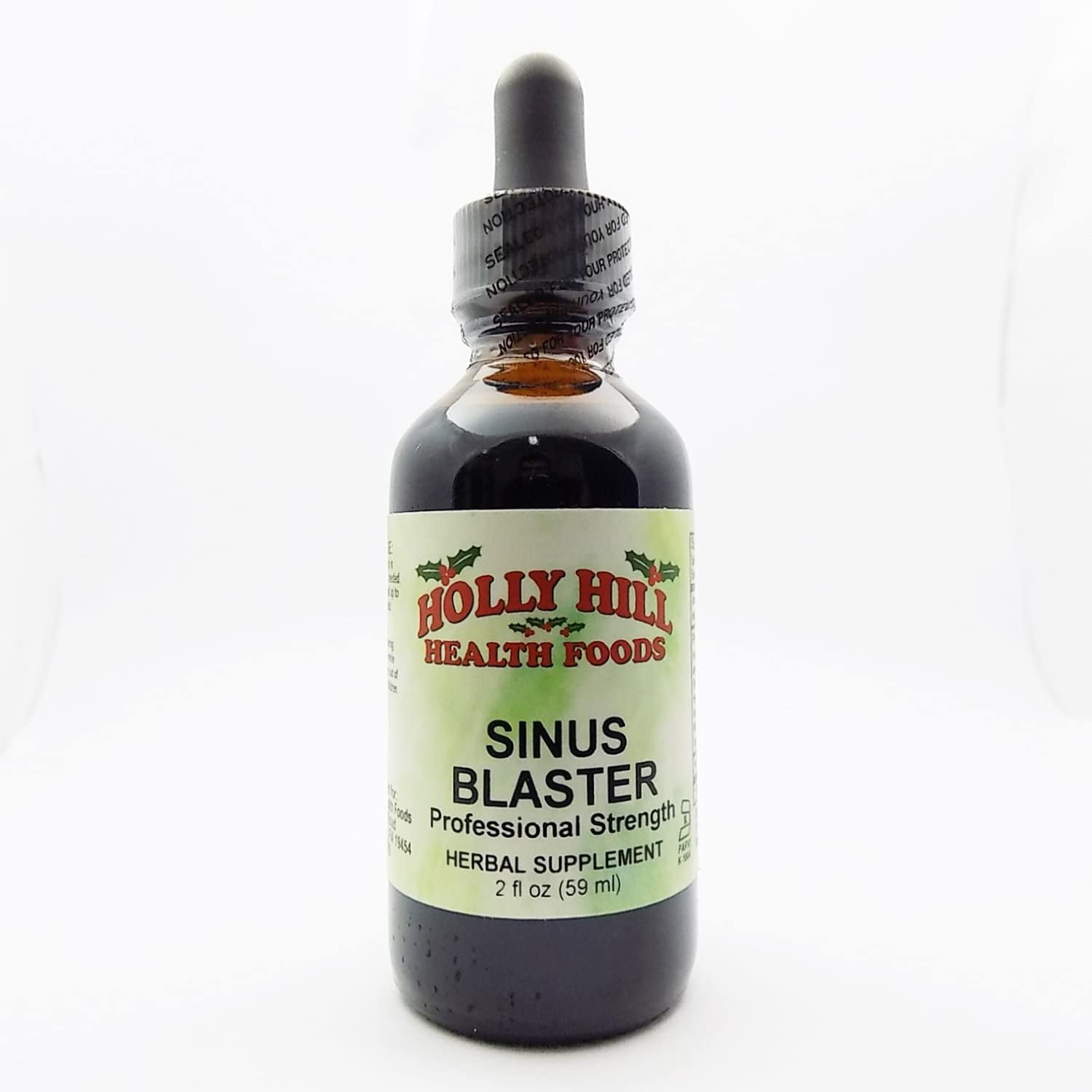 Holly Hill Health Foods Sinus Blaster Liquid Formula, Alcohol-Free, 2 oz
