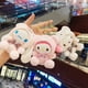 thumbnail image 3 of wholesale Dibujos animados Oso de peluche Melodía Kuromi llavero Colgante de felpa Muñeca linda Hola gatito Sanrio Llavero de felpa, 3 of 4