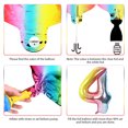 thumbnail image 4 of 40 inch Rainbow Gradient Colorful Number 3 Baby Birthday Party Foil Helium Large Balloon with12 Inches Rainbow Latex Decoration Balloons, 4 of 7