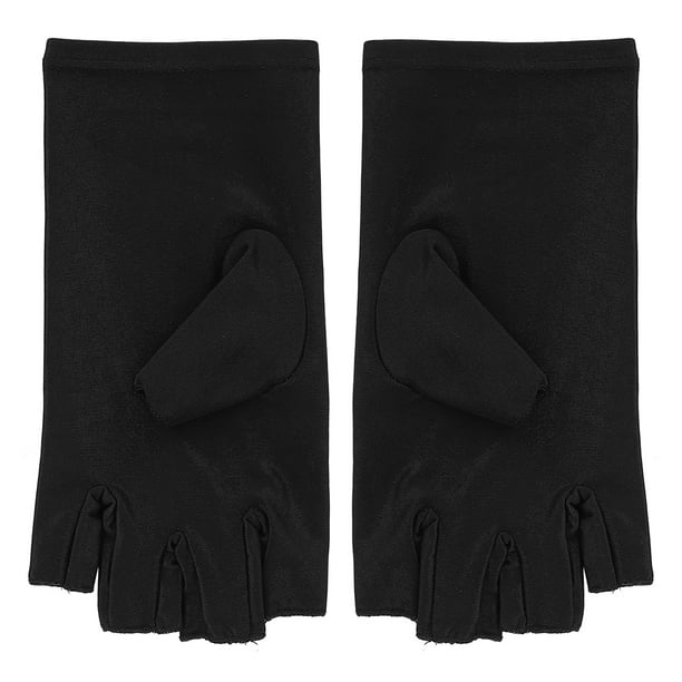 Guantes anti uv para manicura, Guantes Profesionales anti uv de fibra de algodón para decoración de uñas, Guantes con protección uv, Herramienta de manicura
