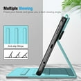 thumbnail image 4 of Fintie Case for Samsung Galaxy Tab A7 Lite 8.7 inch 2021 Model (SM-T220/T225/T227), Multi-Angle Viewing Smart Stand Back Cover with Pocket, Turquoise, 4 of 9