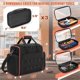 thumbnail image 5 of Bolsa de Herramientas con 3 Compartimentos Extraíbles, Compartimento de 2 para Herramientas Manuales, Ideal para Reparadores, Electricistas y Carpinteros., 5 of 8
