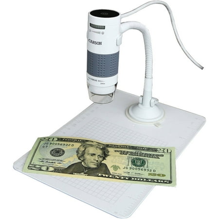 Carson eFlex USB Digital Microscope with Flexible Stand and Base - 75x/300x (based on a 21″ (Best Usb Digital Microscope)