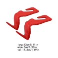thumbnail image 4 of QualitChoice Vehicle Seat Back Hanger Universal Leather Hooks Hanging Bag Jacket Pouch Storage Holder Automobile Interior Spare 2Pcs Red 1Set, 4 of 6